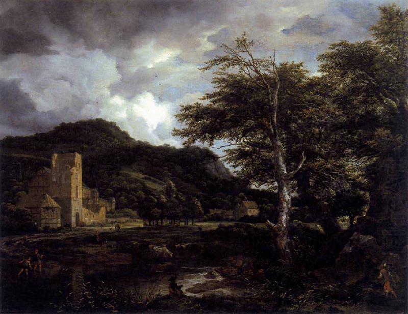 The Cloister, Jacob Isaacksz. van Ruisdael